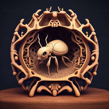 3D модель Pheidole camptostela (STL)